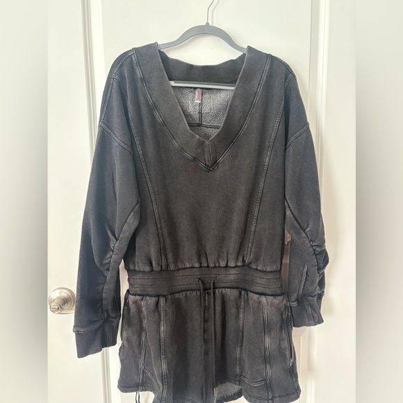 Free People Tops - NWT Free People Intercept Romper Black